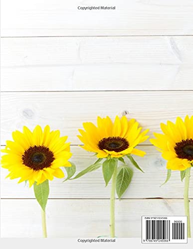 My inspirational Journal: -Motivational and Inspirational Sunflower Notebook for Girls Teens and Women - Image 2