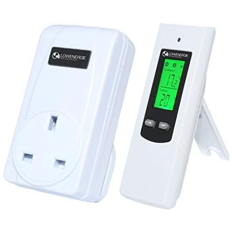 Wireless Digital Plug in Heating and Cooling Thermostat Remote Control Electric RF Socket Greenhouse Cover