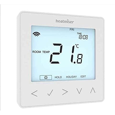 Heatmiser neoStat V2 Programmable Thermostat - Glacier White Cover