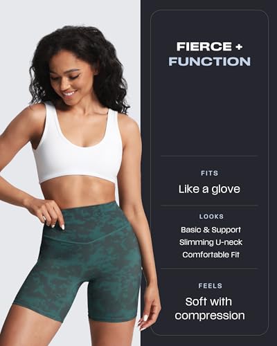 Image of Aoxjox Basic Baddie Sports Bra | women's workout fitness training gym yoga crop tank, 4-way stretch, moisture-wicking, quick-dry