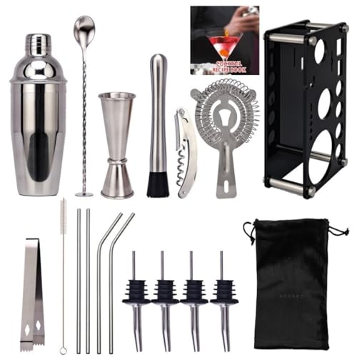 Set Coctelera Bartender 18 Piezas Acero Inoxidable miniatura 2