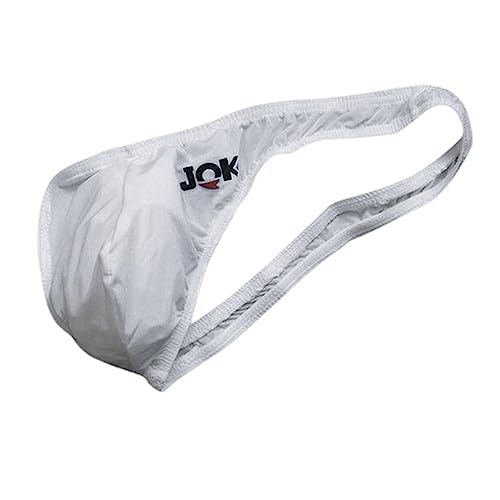 Men's Thong Sexy One Side Jockstrap Thongs Sretch Pouch Half Bulge Side G-String Briefs Bikini Hot Sexy Sissy Underpants