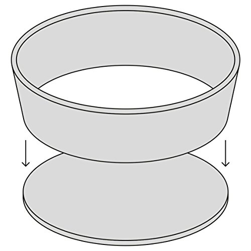 KitchenCraft Non-Stick Round Fluted Flan Tin / Quiche Pan with Loose Base, 25 cm (10"), Silver - Image 6