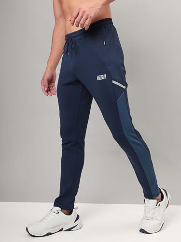 Image of TECHNOSPORT Men Mid Rise Slim Fit Active Running Track Pant - (MPOR95-123-P) Pack of 1