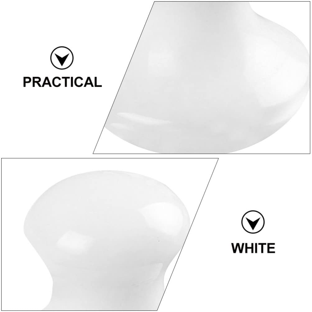 OSALADI Pierre De Massage En Jade Champignon 2 Pièces Masseur Visage Et Corps Pour Gua Sha Massage Du Cou Et Dos Accessoire De Soin De Peau Quotidien Pour Hommes Et Femmes