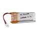 Produktbild Sagladiolus 3,7 V 100 mAh wiederaufladbare Batterie Lipo-Batterie RC Lithium-Batterie Li-On-Batterie für Mini 1/28 Mosquito Car RC Car Set-Mehrfarbig