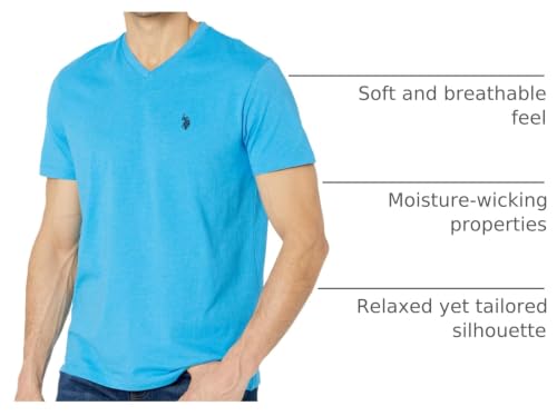 Image of U.S. Polo Assn. Men's Solid V‑Neck T-Shirt