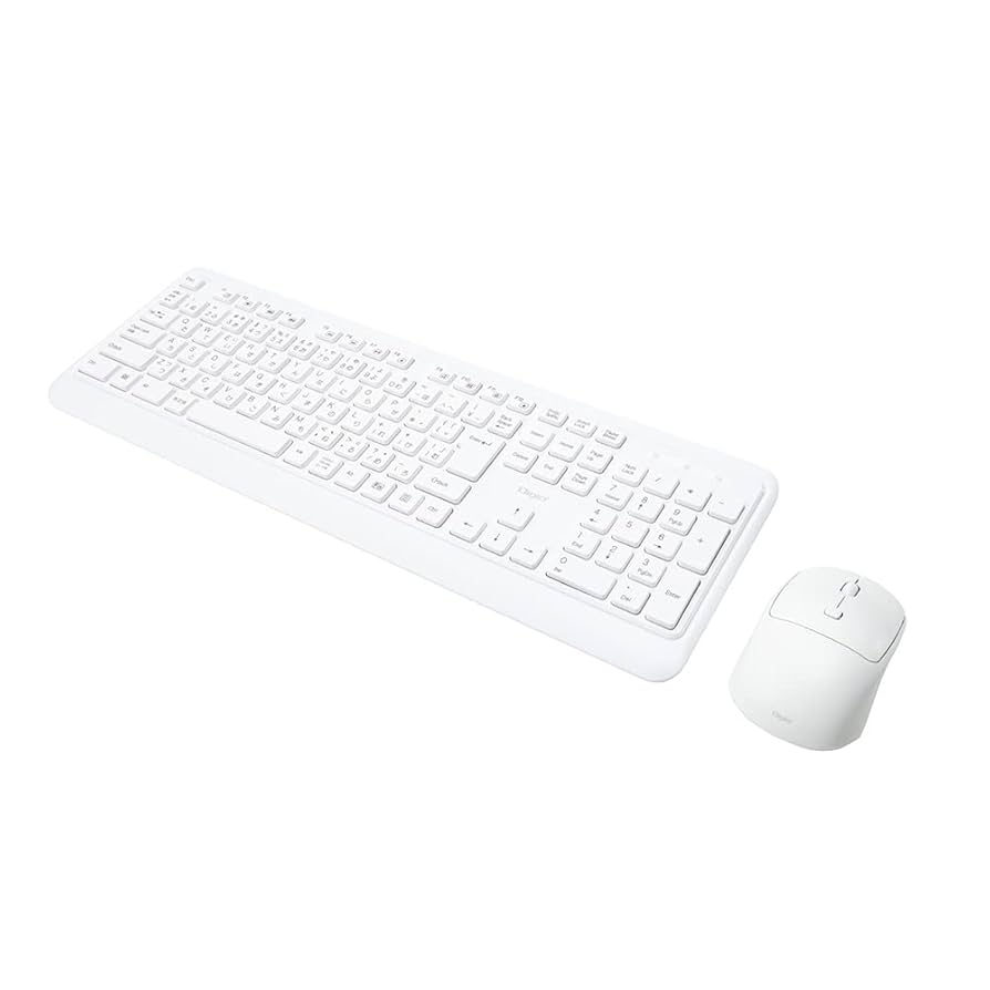 Amazon.co.jp: Digio2 無線キーボード & マウスセット ホワイト
