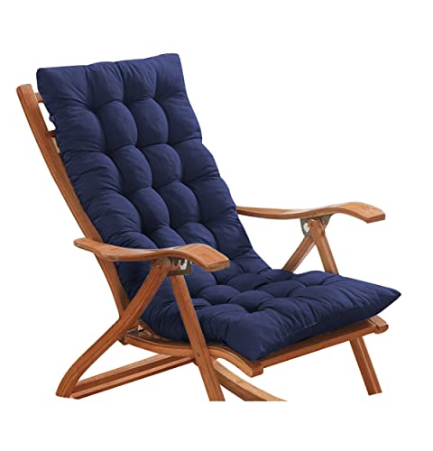 Coussin de banc 2/3 places imperméable bleu 165x50 cm - 2