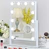 FENCHILIN Lighted Makeup Mirror Hollywood Mirror Vanity Makeup Mirror with Light Smart Touch Control 3Colors Dimmable…
