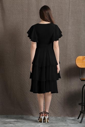 Image of QUEEN ELLIE Women's Fit and Flare Midi Dress