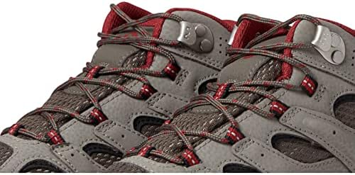 Merrell Boy's Moab 3 MID WTRPF Hiking Shoe, Boulder/Red, 2 Big Kid | Image 5
