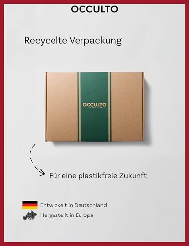 Occulto Damen & Herren Motiv Tennissocken 3er Pack (Modell: Rio), Statement Tennis Socken Wein 39-42