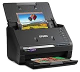 EPSON FastFoto FF-680W Wireless High-speed Photo and Document Scanning System (Renewed) , Black
