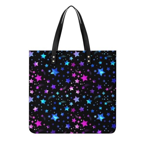 Tote bag pour voyage à motif étoiles le grand sac cabas épaule des escapades