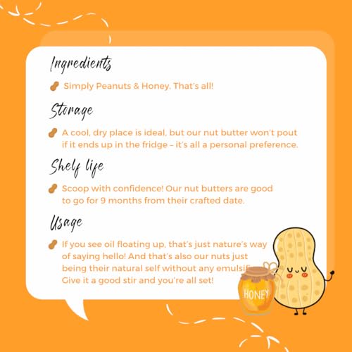 Image of Banter Honey Roasted Peanut Butter: 100% Natural Homemade Goodness With High Protein, No Added Sugar, No Added Oil - 230 Gram