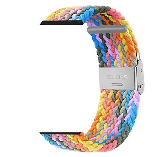Bracelet montre en nylon tressé QuickFit 22mm pour Garmin Fenix 7 et 6 Pro