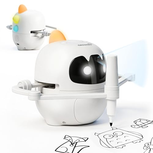 GROWNSY Scan Drawing Robot with 150 Cards Montessori Learning Toys