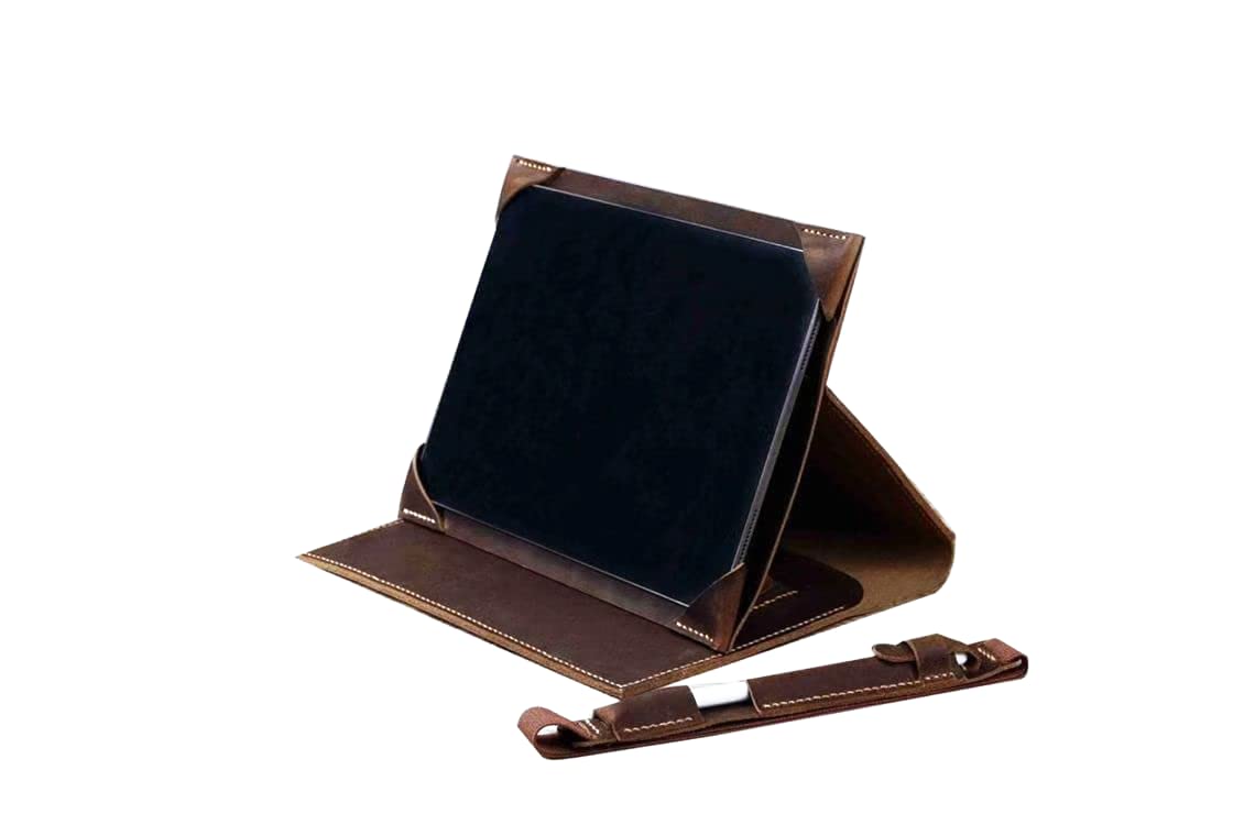 Personalized distressed leather tablet case for remarkable 2, All leather folio organizer for remarkable accessories