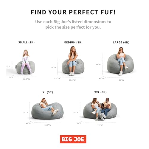 Big Joe 0001655LDS Fuf Xxl Foam Filled Bean Bag Chair thumb #7