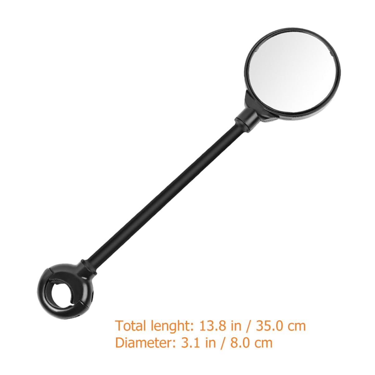 BESTonZON 2 Specchietto Retrovisore Regolabile per Installazione Facile Design Convesso per Visione Compatibile Bike e Tricicli