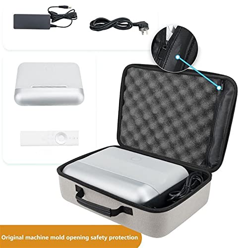 Estuche para Video Beam con almohadillas gruesas y capacidad grande para viaje y transporte portátil miniatura 5