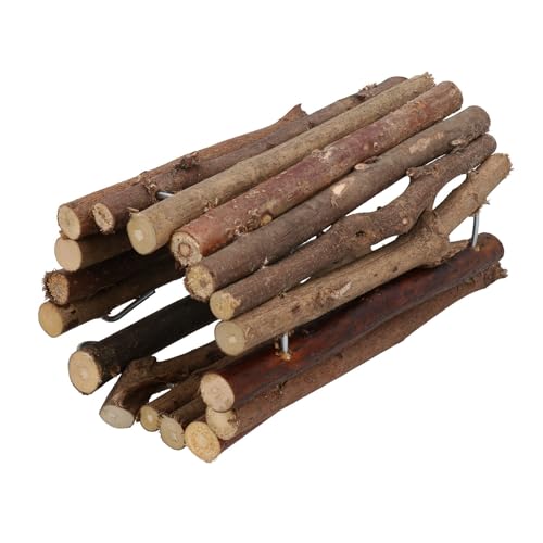 Cachettes en bois pour petits animaux AB Tools (Lot de 3) pour rongeurs - 4