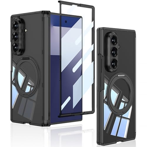 Coque Samsung Z Fold 7 transparente en PC rigide antichoc premium avec support