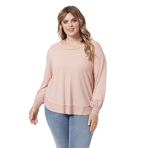 Jessica Simpson Women's Poppy Rib Trim Pullover4