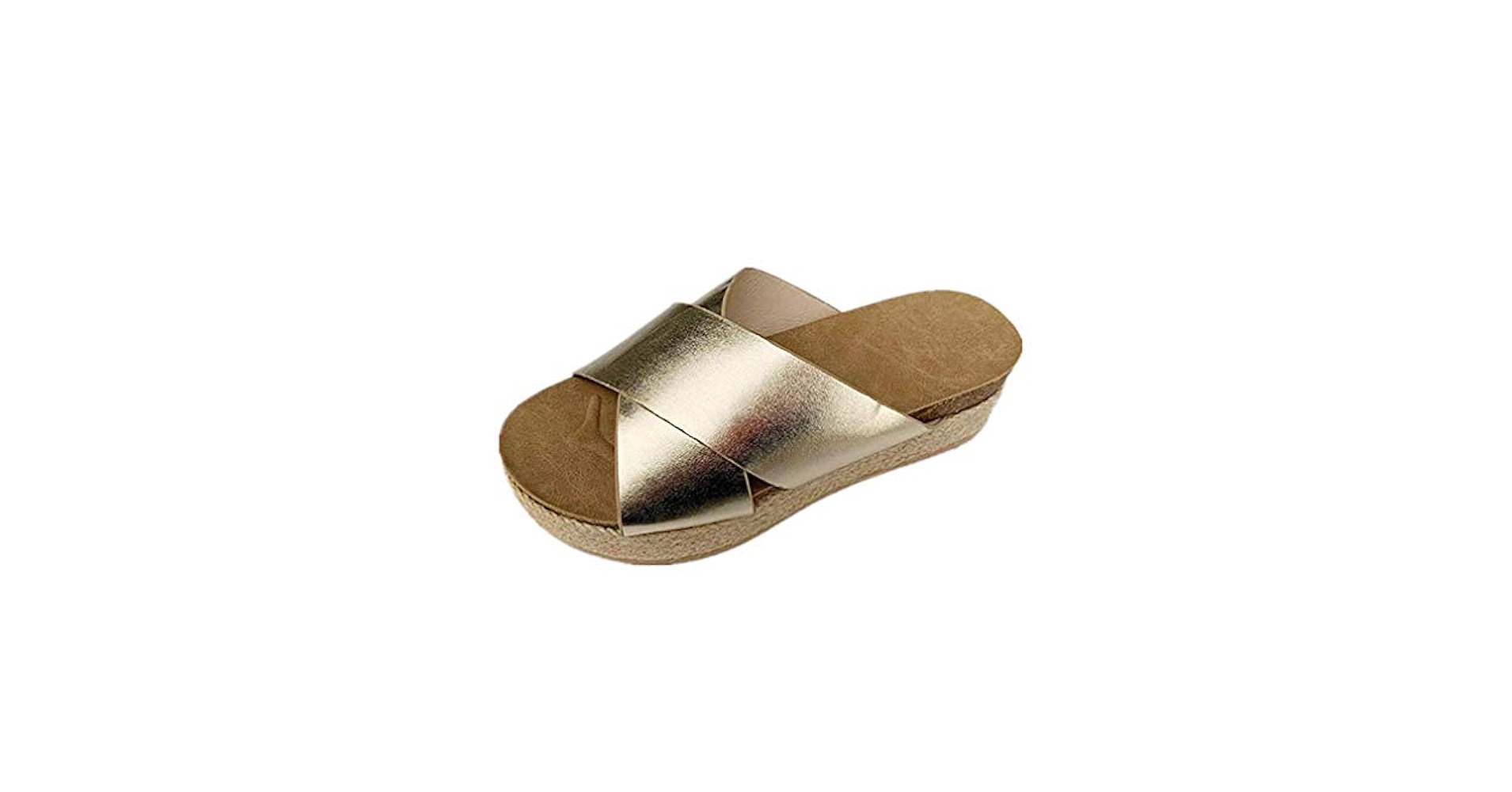 Amazon.com | Women's Platform Espadrilles Criss Cross Slide