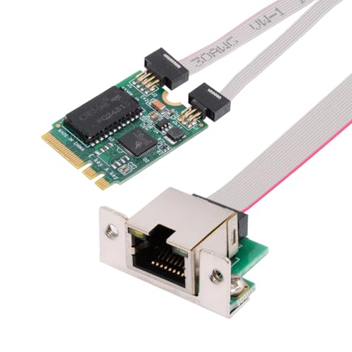 2500Mbps 2.5Gbps to 2230 NGFF A+E-Key GBE Gigabit 1000Mbps Ethernet Network LAN Cable Adapter for Desktop Motherboard