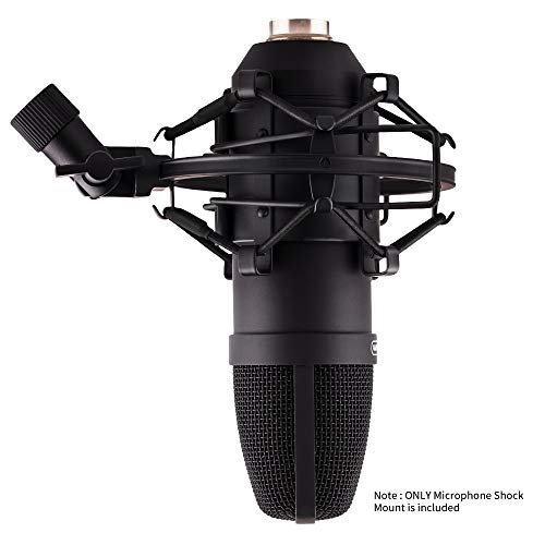 Lyrcro Microphone Shock Mount, Mic Anti-Vibration Suspension Shock Mount Holder Clip For 44Mm-49Mm Diameter Condenser Mic Like Mxl V67G V67I V69M V87 550 Studio 24 V76T Babybottle Sl #TOP4