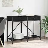 Ajout élégant à n'importe quelle maison Cette table console est un atout pour votre maison et attire tous les regards. Elle offre non seulement des étagères pratiques, mais aussi une mise en valeur esthétique pour votre chambre ou votre entrée en alliant fonctionnalité et élégance.