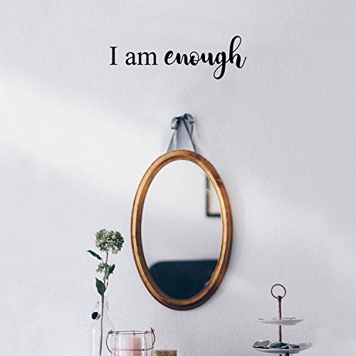 Vinilo Decorativo de Pared I Am Enough 5 x 15 pulgadas miniatura 2
