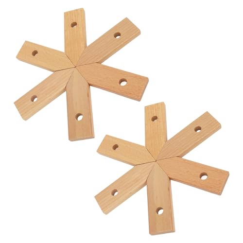 Tapete Grande de Madeira de Faia, Trivet Resistente Ao Calor para Potes e Tigelas, Tapete de Isolame