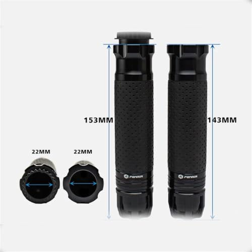 Empuñadura de manillar motocicleta 22 mm para Yamaha soluciona puños pegajosos 4