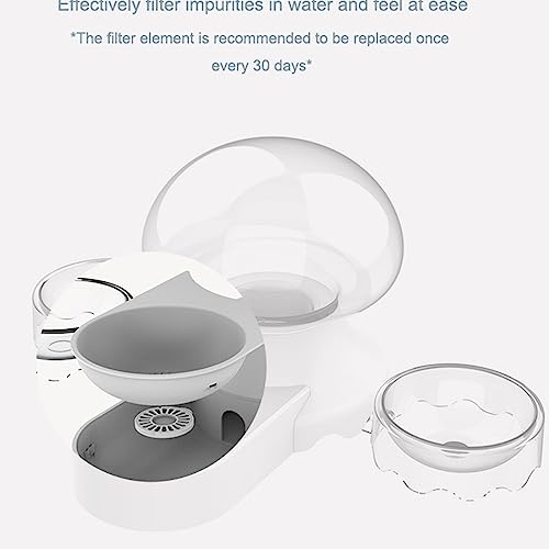 Fuente de agua automática para gatos y perros miniatura 4