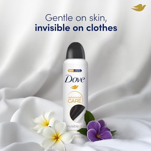 Image of Dove Advanced Care Invisible Dry Deodorant for Women | 72H Freshness | 0% Alcohol | Floral Notes of Freesia & Violet | 250 ML