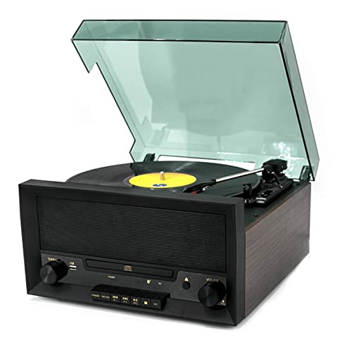 Tourne-Disque Bluetooth à 3 Vitesses entraîné par Courroie, Tourne-Disque Vinyle Vintage Haut-parleurs stéréo intégrés, avec Prise Casque/entrée auxiliaire/Sort - Les Beatles, Paul McCartney, John Lennon, RIngo Starr, George Harrison Tourne-Disque Bluetooth à 3 Vitesses entraîné par Courroie, Tourne-Disque Vinyle Vintage Haut-parleurs stéréo intégrés, avec Prise Casque/entrée auxiliaire/Sort