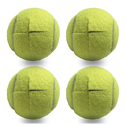 Pre-Cut Walker Tennis Ball Glides, 4 PCS Walker Glide Balls with 2 inch Precut Opening for Easy Installation, Universal Precut Glide Balls for Walkers Legs Furniture Leg Floor Protection(Yellow)