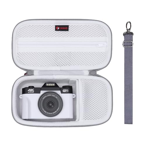 Sac appareil photo antichoc WIKICO et OIEXI 4K avec bandoulière amovible coloris gris