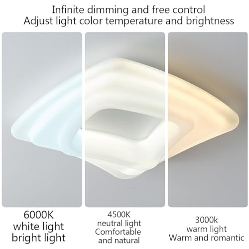 Plafonnier moderne créatif cookie avec ventilateur intégré LED