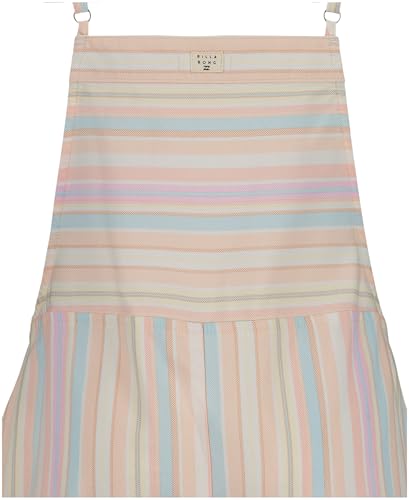 Image of Billabong Girls' Wave Watch Sleeveless Romper, Adjustable Spaghetti Straps, Front Pockets