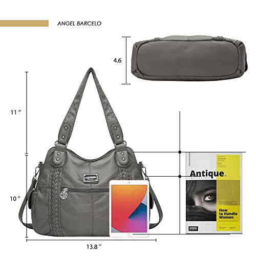 Image of Angel Barcelo Purses for Women Soft PU Leather Shoulder Bag Crossbody Purse and Handbags