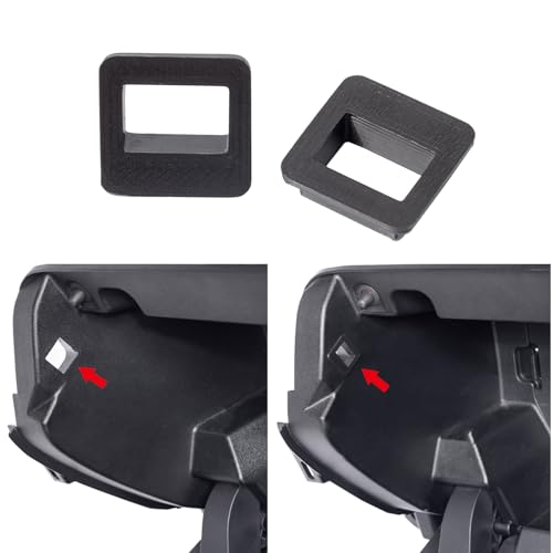 JKCOVER Glove Box Gap Fix Inserts Compatible with 2024 2025 Toyota Tacoma (4th Gen Tacoma) Glove Box Compartment Insert Accessories, ABS Black Material（2PCS）