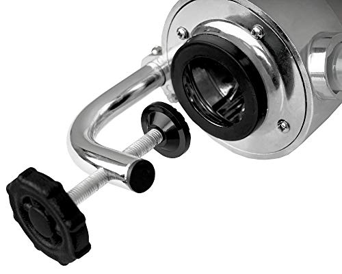 Zelsius Profi Wurstfüller aus Edelstahl I Drei verschiedene Füllrohre I Wurstfüllmaschine, Wurstpresse, Wurstmaschine… – Bild 3