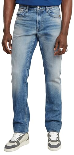 G-STAR Men's Mosa Straight Jeans, Azul (Vintage Dirtbag D23692-d936-h092), 32W x 30L
