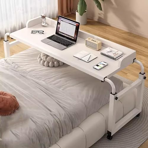 Table médicale à roulettes et bureau de lit paresseux pour travailler au chaud