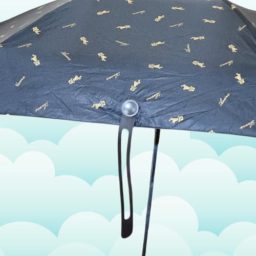 Image of Oblivion Umbrella For Men - Folding Design Umbrella with Curved Handle - Large Clear Canopy Windproof Stick Umbrella for Rainy Weather Outdoor Photography Everyday Use