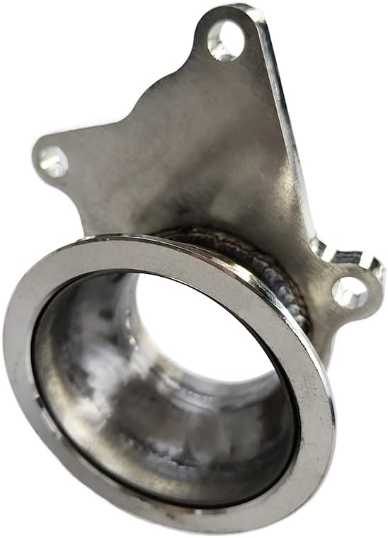 Turbo Flange Adapter for T3/T4 Turbo | 5-Bolt to 3" V-Band Flange | Stainless Steel, High-Performance Turbocharger Exhaust Adapter
